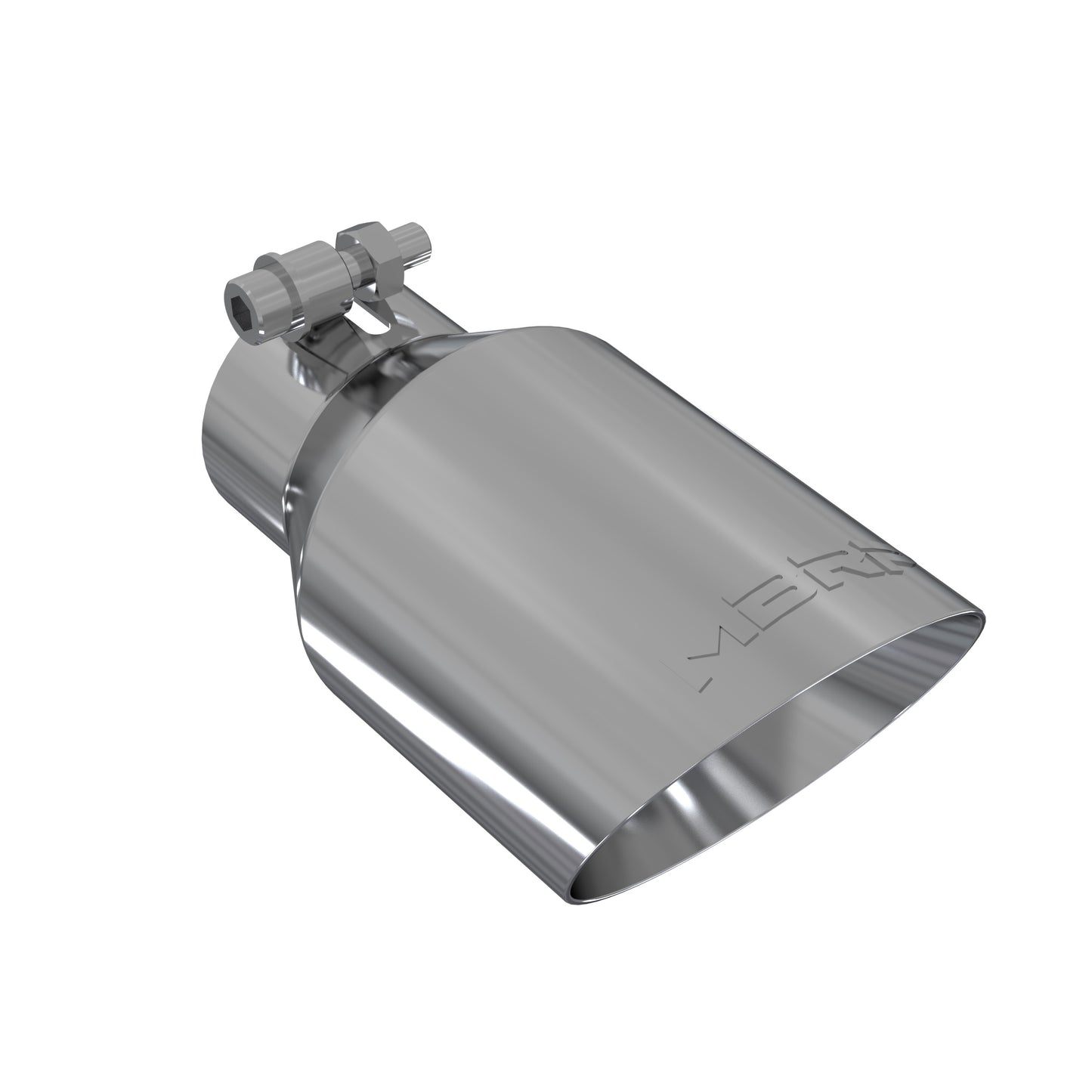 MBRP Tip. 4in. O.D.. Dual Wall Angled. 2in. inlet. 8in. length. T304. T5123