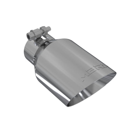 MBRP Tip. 4in. O.D.. Dual Wall Angled. 2in. inlet. 8in. length. T304. T5123