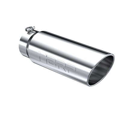 MBRP Tip. 6in. O.D.. Angled Rolled End. 5in. inlet 18in. in length. T5125