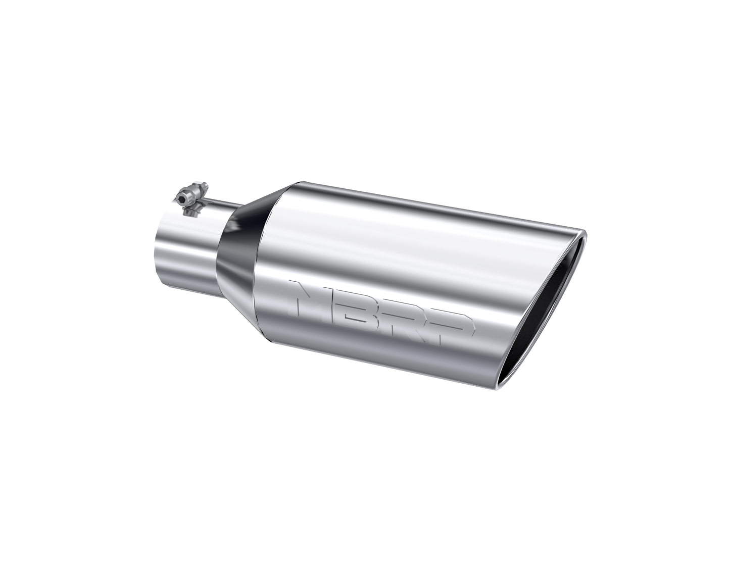 MBRP Tip. 7in. O.D.. Rolled End. 4in. inlet 18in. in length. T304. T5126