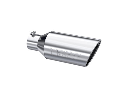 MBRP Tip. 7in. O.D.. Rolled End. 4in. inlet 18in. in length. T304. T5126