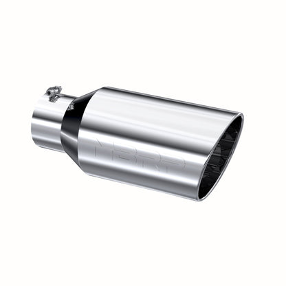 MBRP Tip. 8in. O.D.. Rolled End. 5in. inlet 18in. in length. T304. T5129