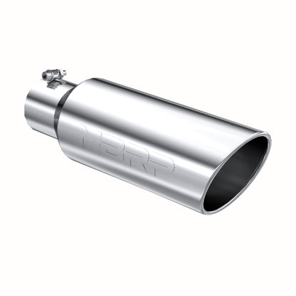 MBRP Tip. 6in. O.D.. Rolled end. 4in. inlet 18in. in length. T304. T5130