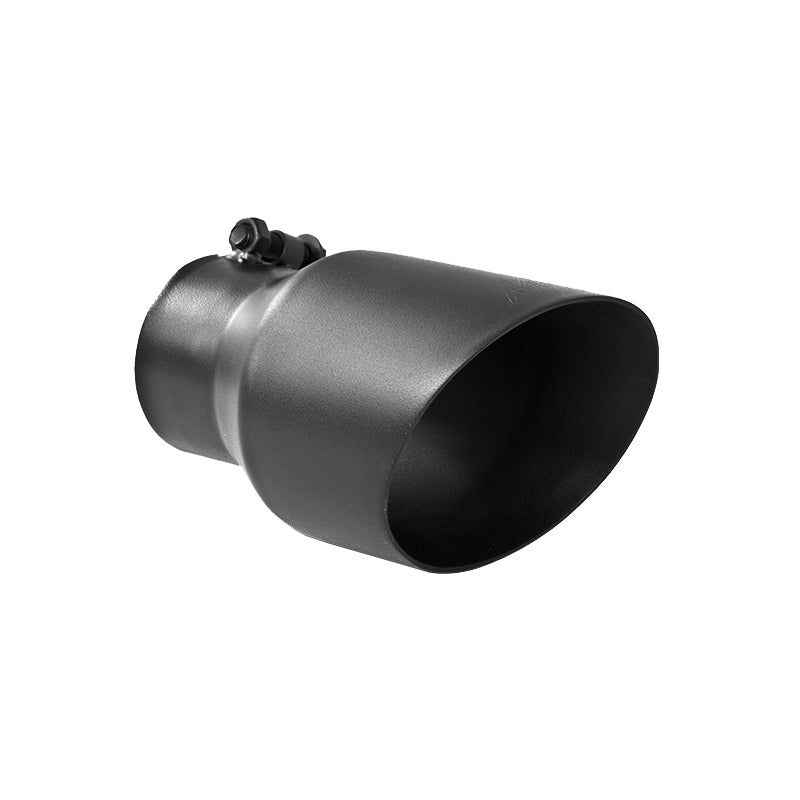 MBRP Tip. 4.5in OD. 3in Inlet. 7.7in Length. Angled. BLK T5151BLK