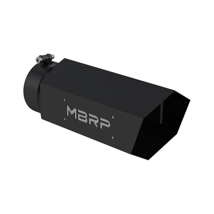 MBRP Black Series Universal 5" Hexagon Shaped Tip. T5166BLK