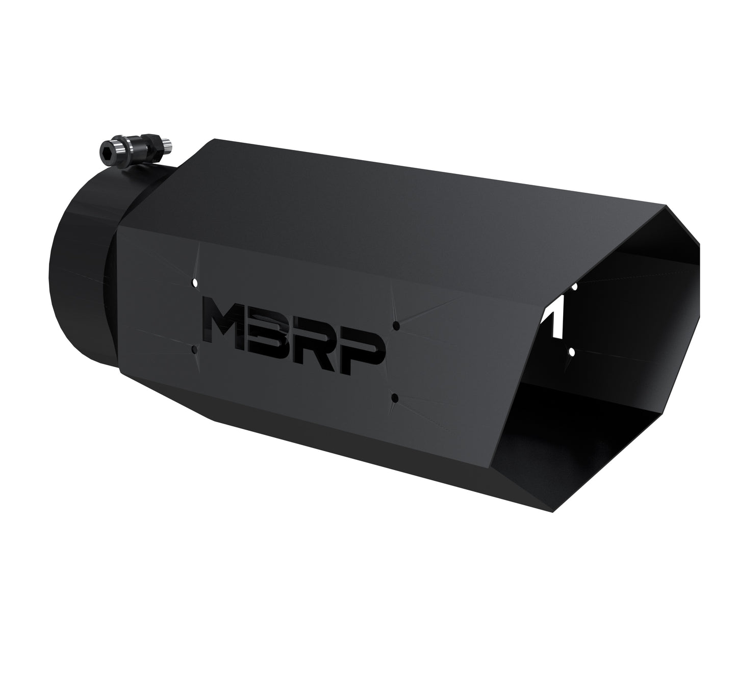 MBRP Black Series Universal 5" Hexagon Shaped Tip. T5167BLK
