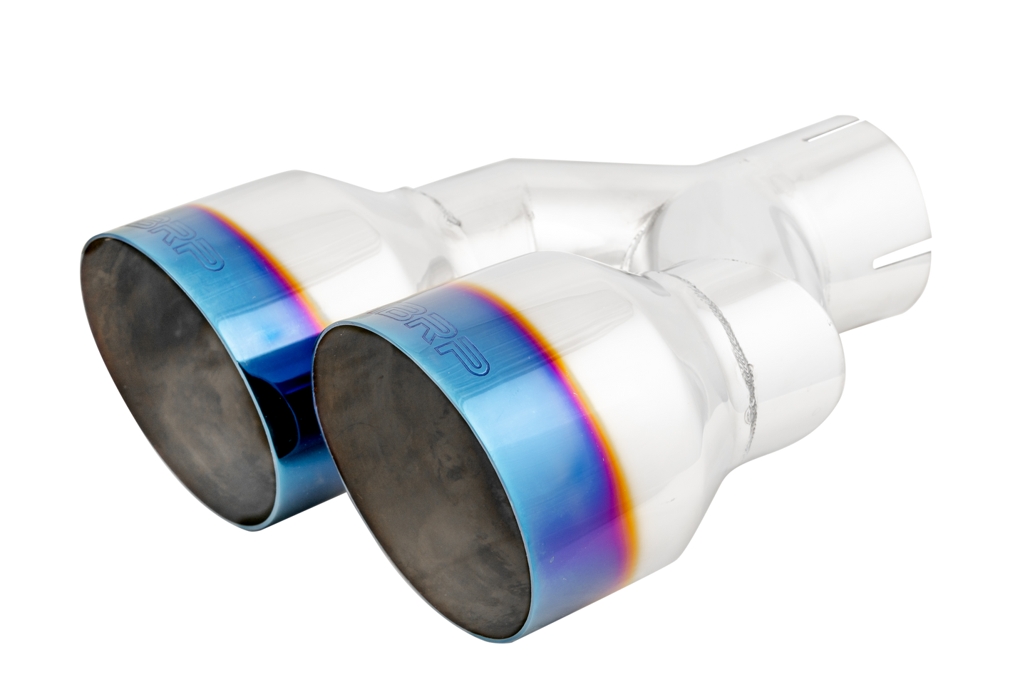 MBRP 2.5" Inlet Exhaust Tip. T304 Stainless Steel, Burnt End. T5177BE