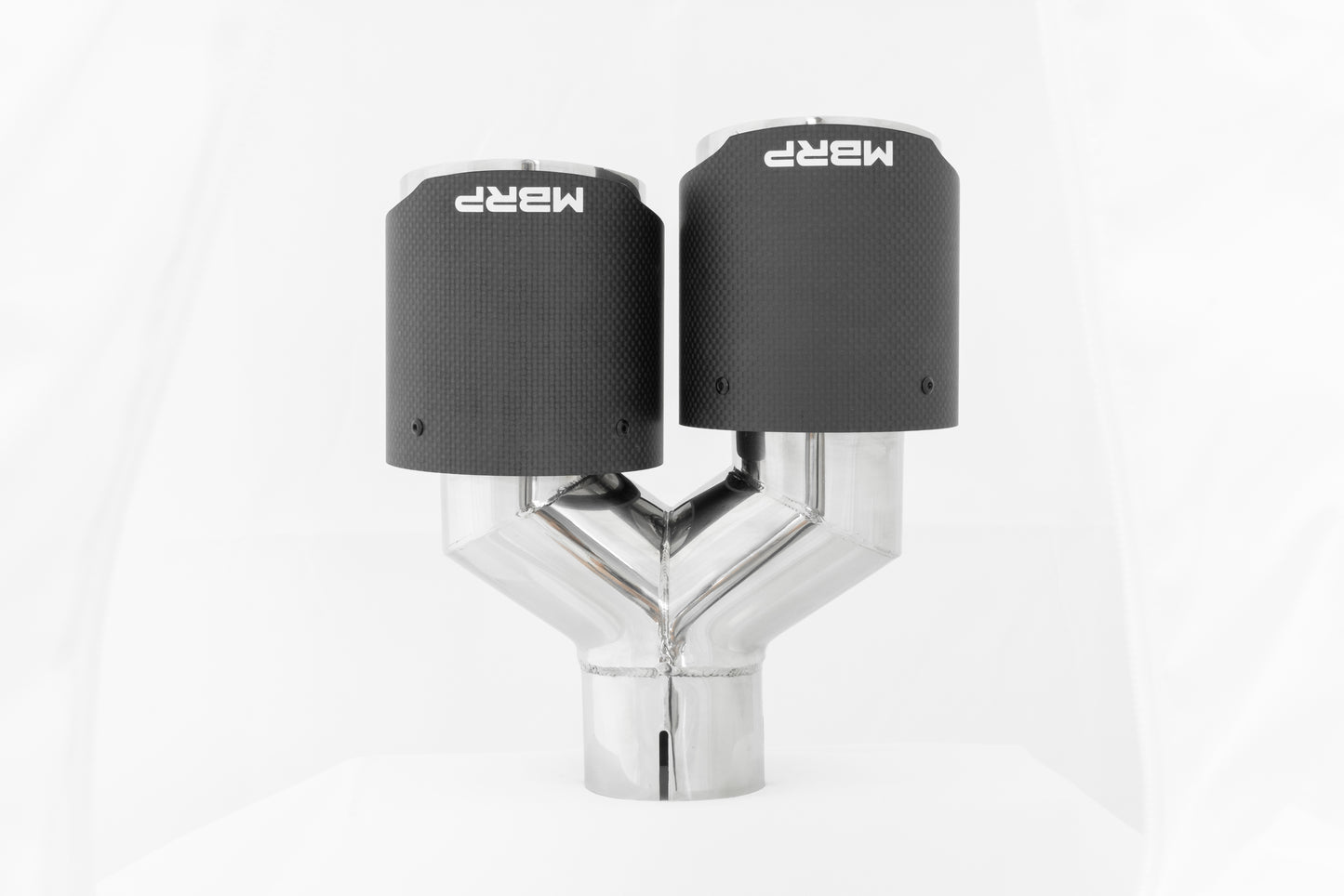 MBRP 2.5" Inlet. 4.0" OD Dual Out. Carbon Fiber Exhaust Tip. T5177CF