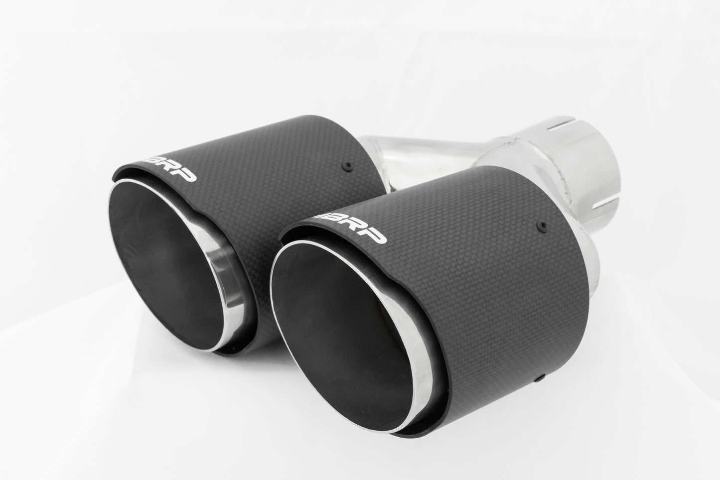 MBRP 2.5" Inlet. 4.0" OD Dual Out. Carbon Fiber Exhaust Tip. T5177CF