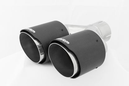 MBRP 2.5" Inlet. 4.0" OD Dual Out. Carbon Fiber Exhaust Tip. T5177CF