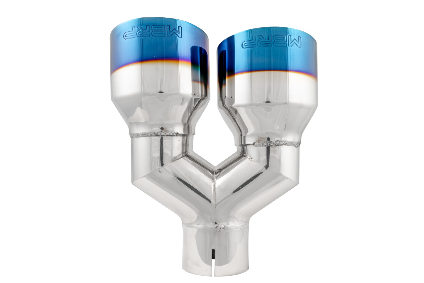 MBRP 2.5" Inlet Exhaust Tip. T304 Stainless Steel, Burnt End. T5178BE