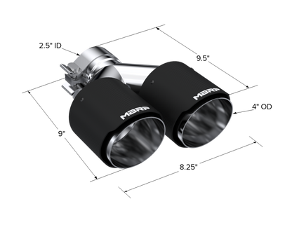 MBRP 2.5" Inlet Carbon Fiber Tip. T5178CF