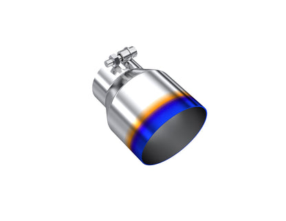 MBRP 3" Inlet Exhaust Tip. T304 Stainless Steel, Burnt End T5180BE