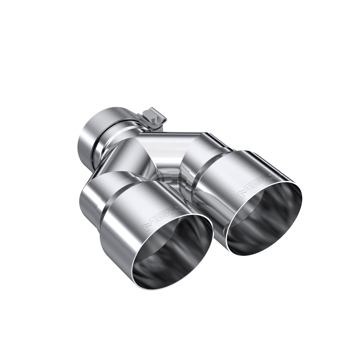 MBRP Tip. 4in. OD Dual Out. 3in. ID. Single Wall. T304 T5183