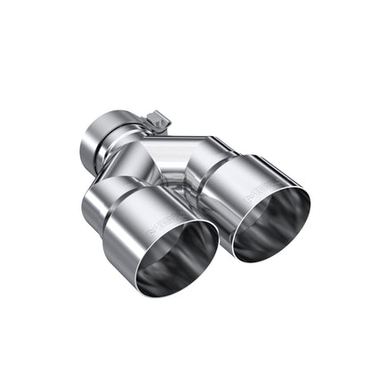 MBRP Tip. 4in. OD Dual Out. 3in. ID. Single Wall. T304 T5183