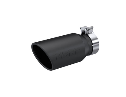 MBRP 4.5in. OD. 3.2in. inlet. 10in. in length. BLK. T5196BLK