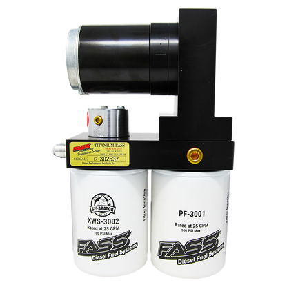 FASS Titanium Signature Series Diesel Fuel System 165GPH GM Duramax 6.6L 2001-2010