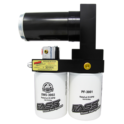 FASS Titanium Signature Series Diesel Fuel System 250GPH GM Duramax 6.6L 2001-2016