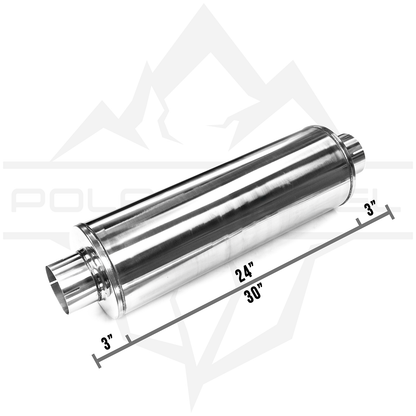 Polar Universal 4" Silencer Muffler