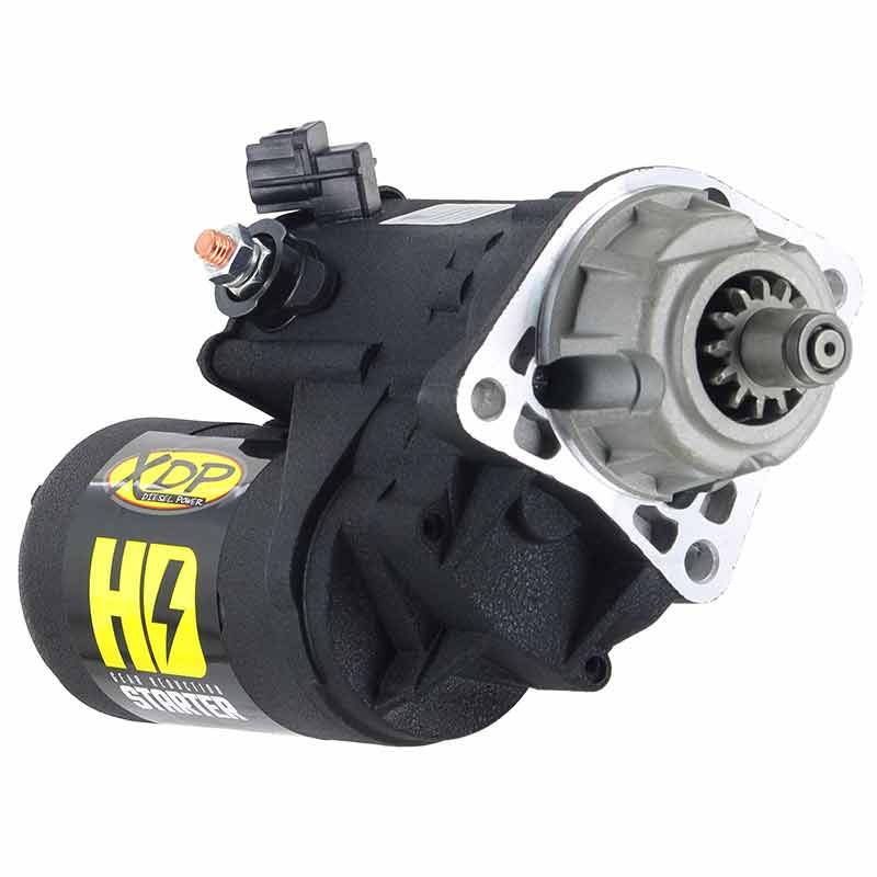 XDP HD Gear Reduction Starter (New) 03-06 Dodge 5.9L Cummins Wrinkle Black XD258