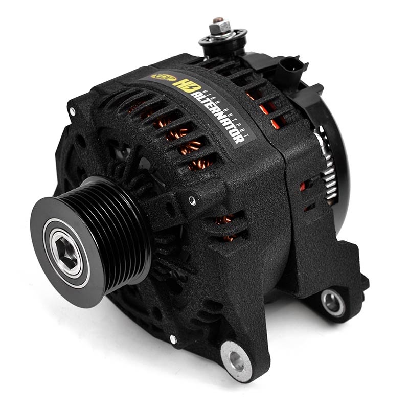 XDP HD High Output Alternator (New) Wrinkle Black 2007.5-2023 Dodge 6.7L Cummins XD354