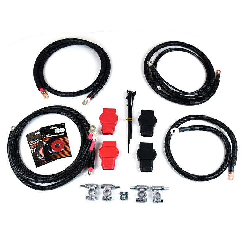 XDP HD Replacement Battery Cable Set 07.5-10 Chevrolet Silverado/GMC Sierra 2500 HD/3500 HD