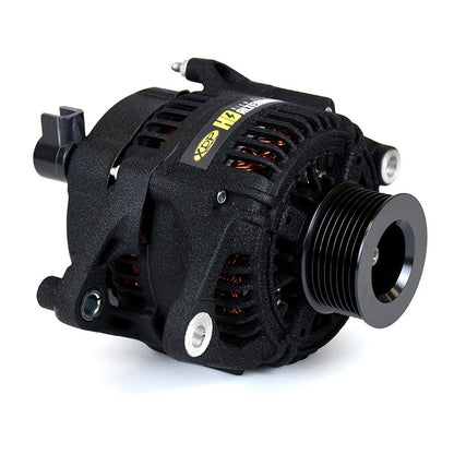 XDP HD High Output Alternator (New) Wrinkle Black XD510 For 1990-1998.5 Dodge 5.9L Cummins
