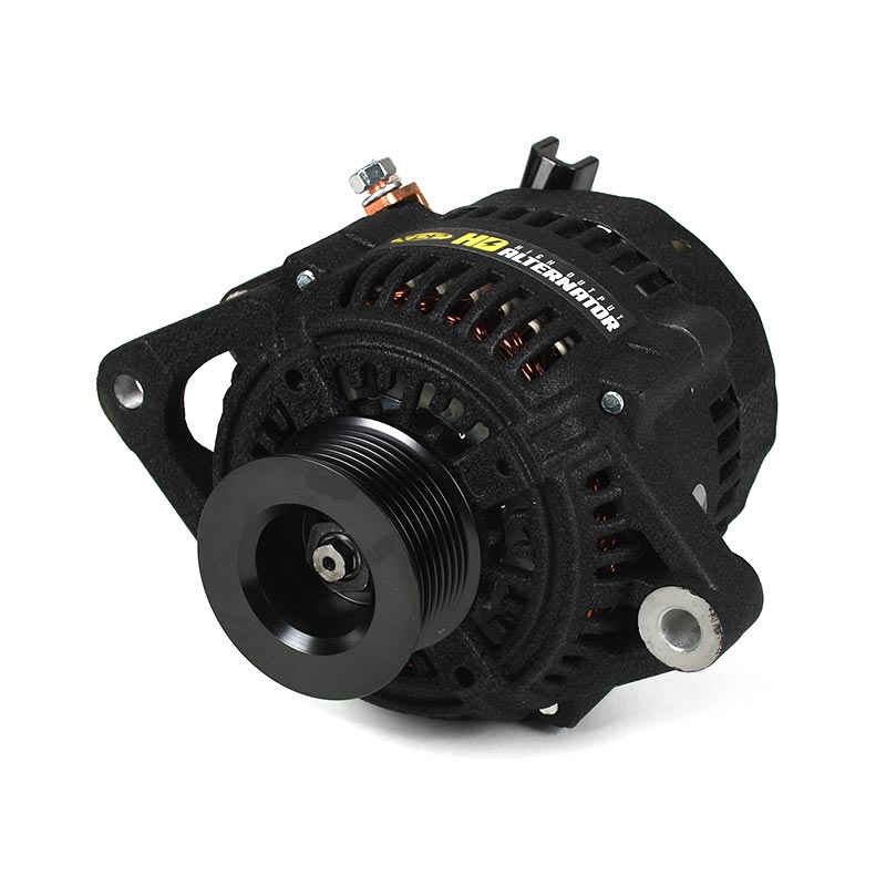 XDP HD High Output Alternator (New) Wrinkle Black XD511 For 1999-2002 Dodge 5.9L Cummins
