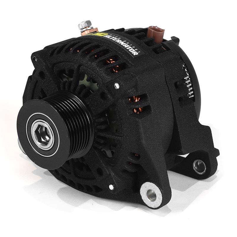 XDP HD High Output Alternator (New) Wrinkle Black XD512 For 2003-2007 Dodge 5.9L Cummins