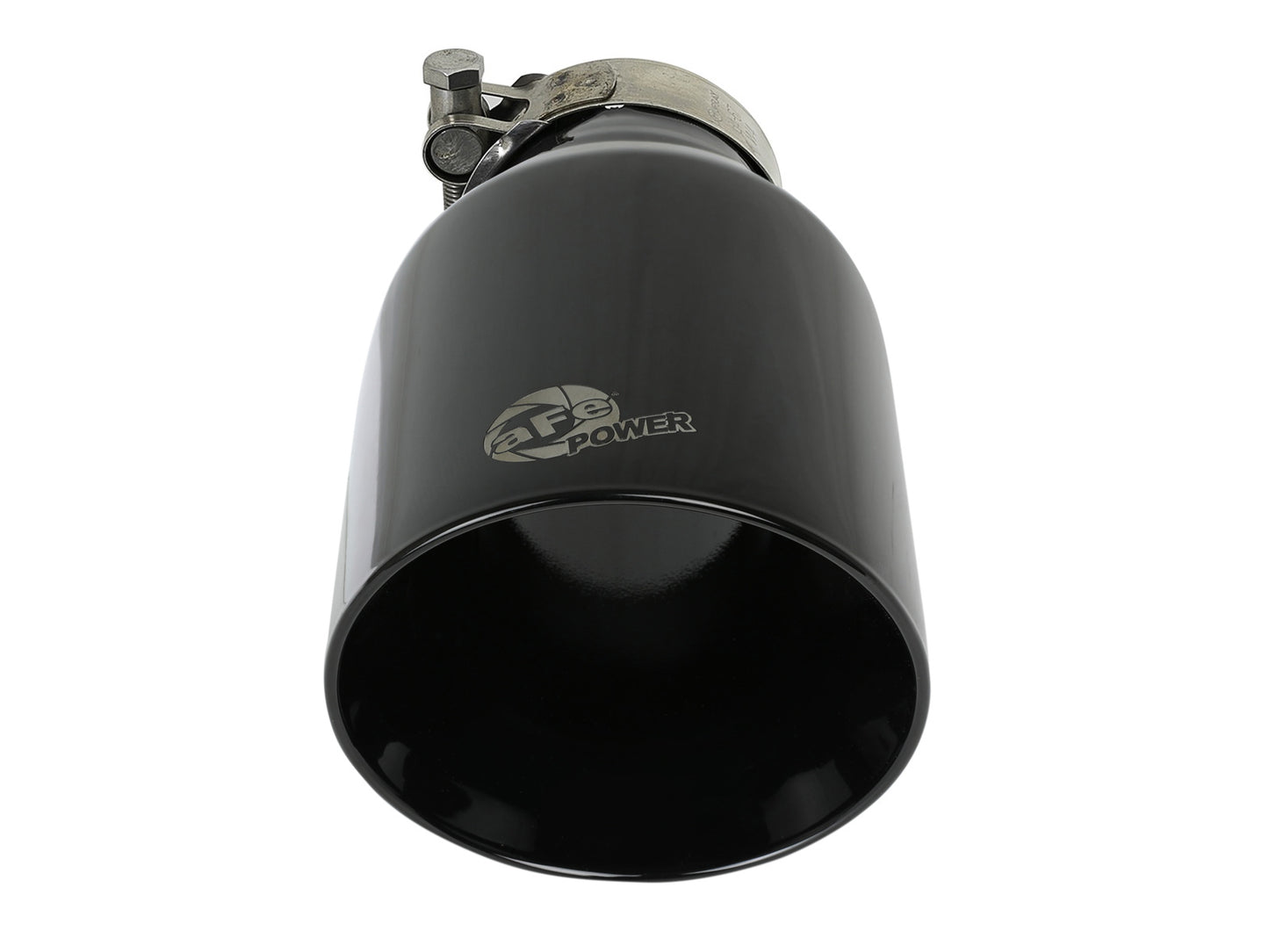 aFe MACH Force-Xp 409 Stainless Steel Clamp-on Exhaust Tip Black - 49T25454-B091