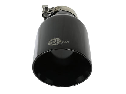 aFe MACH Force-Xp 409 Stainless Steel Clamp-on Exhaust Tip Black - 49T25454-B091