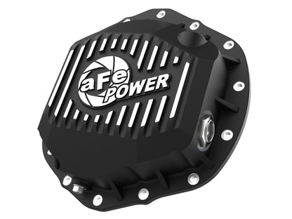 aFe Pro Series Rear Differential Cover Black w/ Machined Fins - Chevy/GMC 2020-2023 6.6L