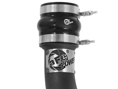 aFe BladeRunner 3 IN Aluminum Hot Charge Pipe Black - Ram 2013-2018 6.7L