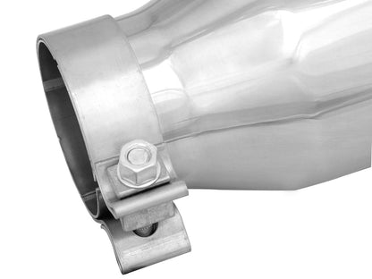 aFe MACH Force-Xp 304 Stainless Steel Clamp-on Exhaust Tip Polished - 49T30451-P09