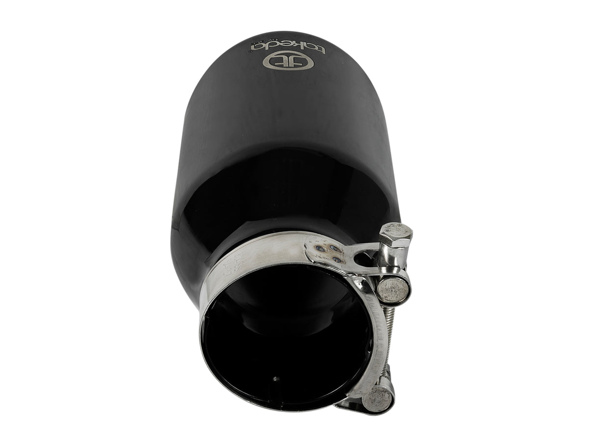 aFe Takeda 409 Stainless Steel Clamp-on Exhaust Tip Black - 49T25404-B08