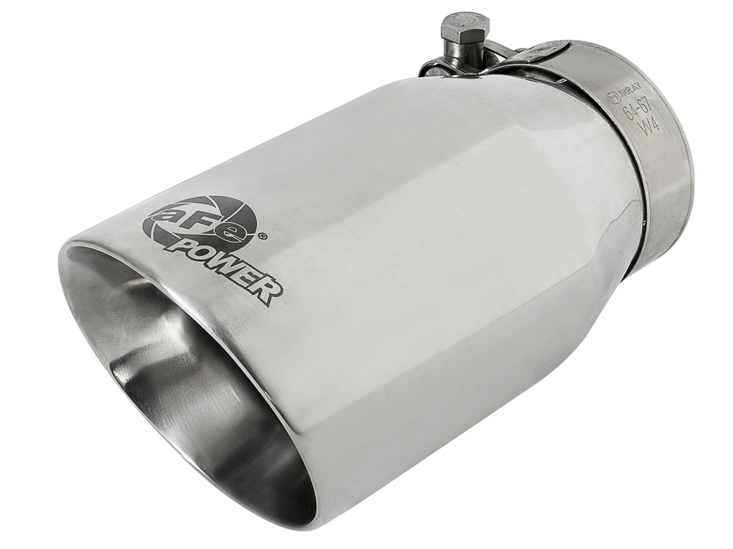 aFe MACH Force-Xp 304 Stainless Steel Clamp-on Exhaust Tip Polished - 49T25354-P07