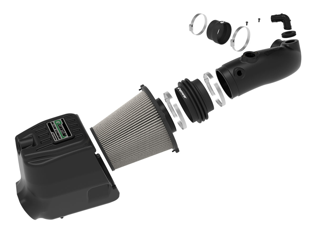 aFe QUANTUM Cold Air Intake System w/ Pro DRY S Filter - Ford 2008-2010 6.4L