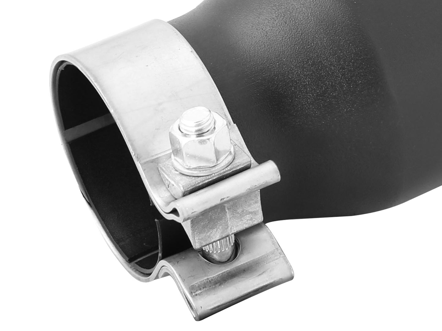 aFe MACH Force-Xp 409 Stainless Steel Clamp-on Exhaust Tip Black - 49T25354-B06
