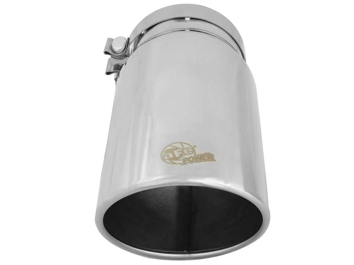 aFe MACH Force-Xp 304 Stainless Steel Clamp-on Exhaust Tip Polished - 49T50604-P12