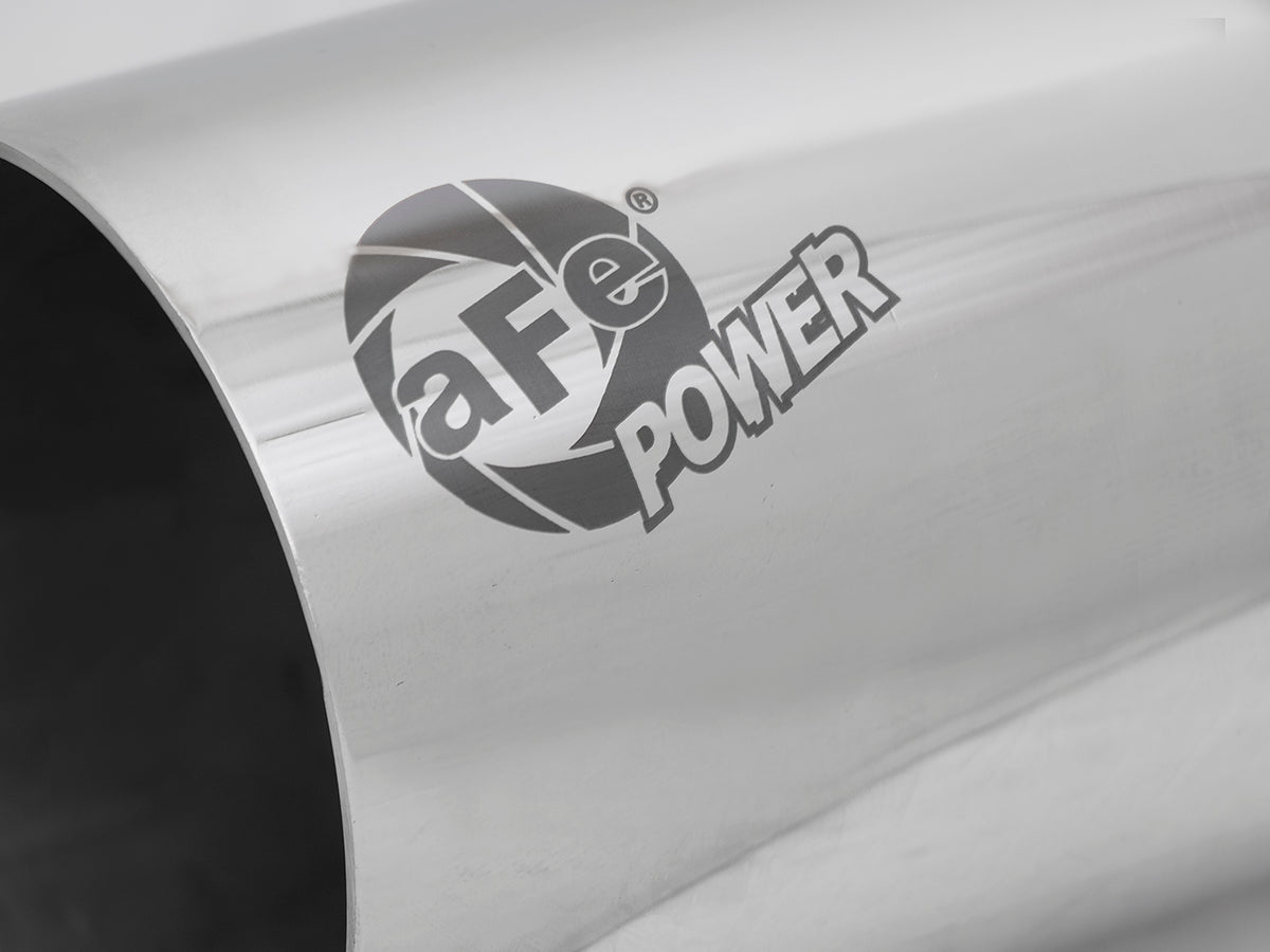aFe MACH Force-Xp 304 Stainless Steel Clamp-on Exhaust Tip Polished Right Side Exi