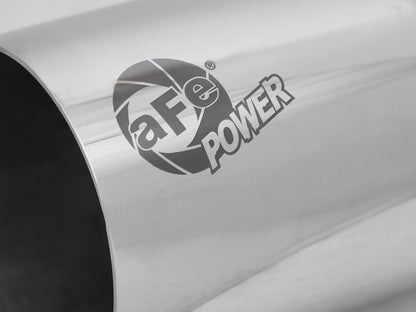 aFe MACH Force-Xp 304 Stainless Steel Clamp-on Exhaust Tip Polished Right Side Exi