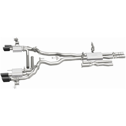 MagnaFlow xMOD Series Carbon Fiber Tips Cat-Back System 19535