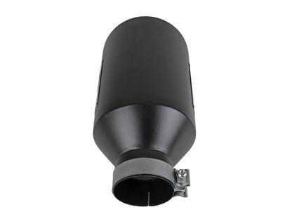 aFe MACH Force-Xp 409 Stainless Steel Clamp-on Exhaust Tip Black - 49T40801-B15