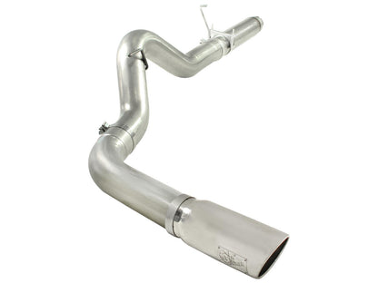 aFe ATLAS 5 IN Aluminized Steel DPF-Back Exhaust System w/Polished Tip - Dodge/Ram 2007-2012 6.7L