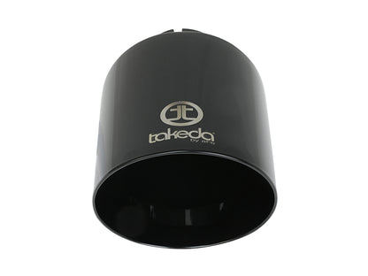 aFe Takeda 409 Stainless Steel Clamp-on Exhaust Tip Black - 49T25454-B07