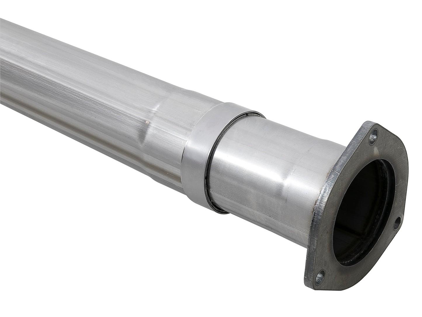 aFe Rebel XD Series 4 IN 409 Stainless Steel DPF-Back Exhaust w/Dual Black Tips - Ford 2017-2026 6.7L