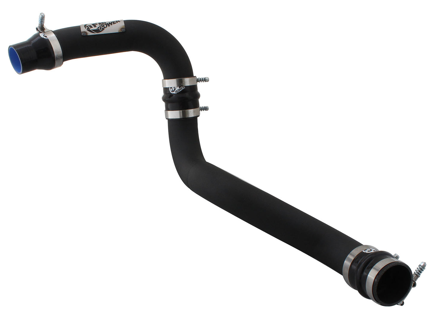 aFe BladeRunner 3 IN Aluminum Hot Charge Pipe Black - Chevy/GMC 2011-2016 6.6L