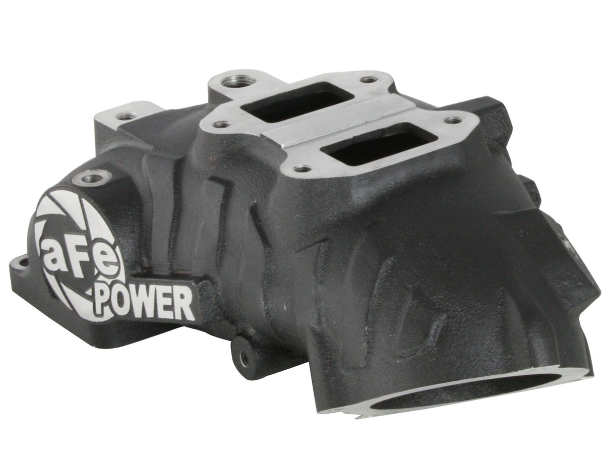aFe BladeRunner Cast Aluminum Intake Manifold Black - Dodge/Ram 2007-2018 6.7L - 46-10073-1