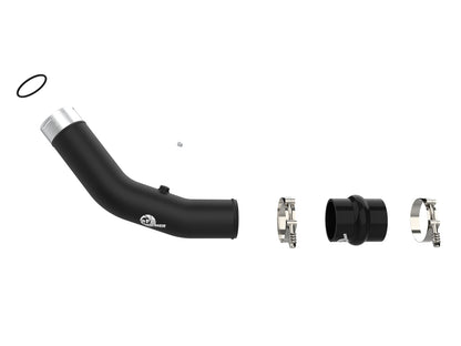 aFe BladeRunner 3 IN Aluminum Hot Charge Pipe Red - Ford 2023-2026 6.7L