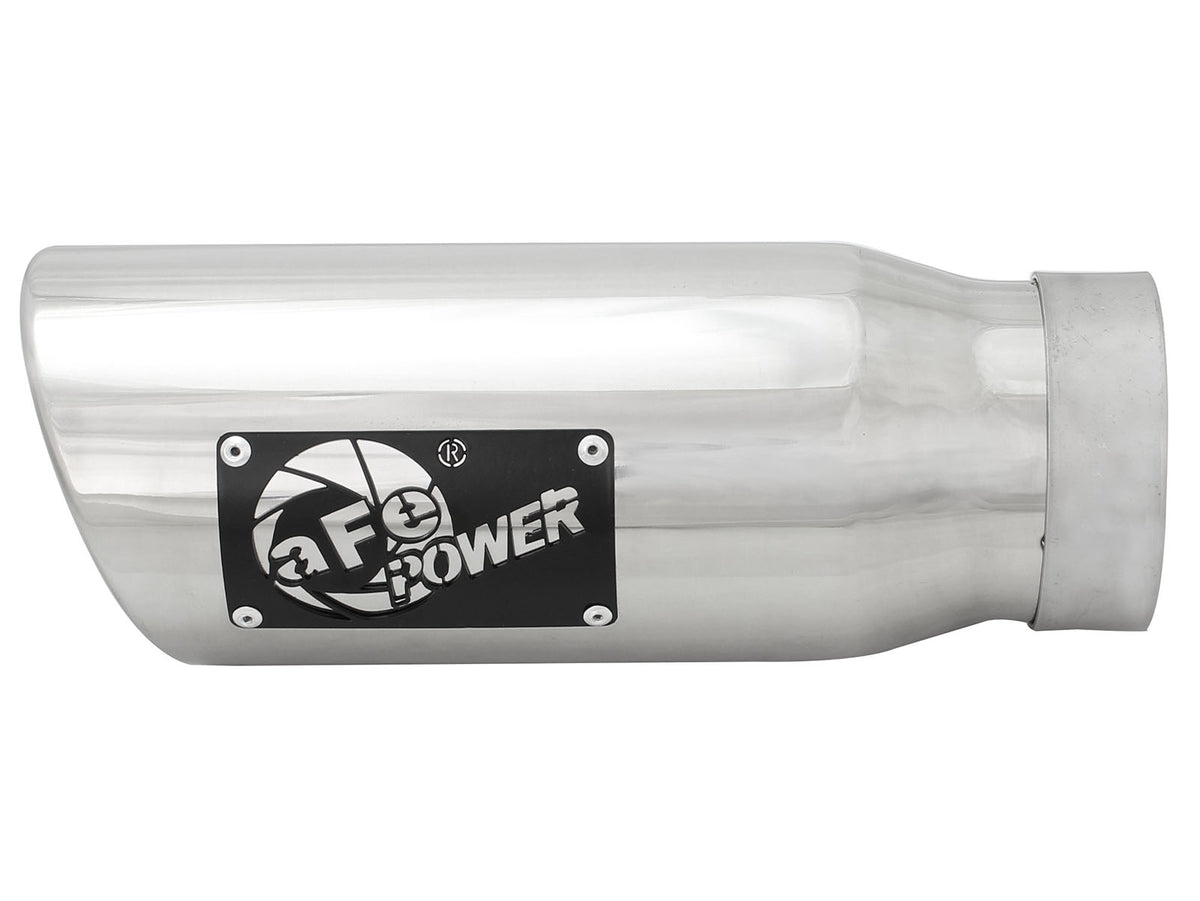 aFe MACH Force-Xp 304 Stainless Steel Clamp-on Exhaust Tip Polished - 49T35456-P12